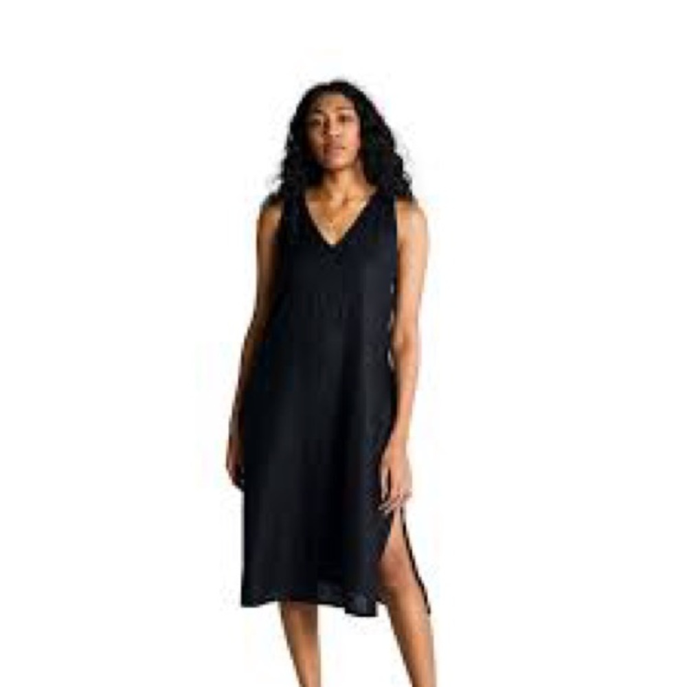 Madewell Black Hemp Noir Dress